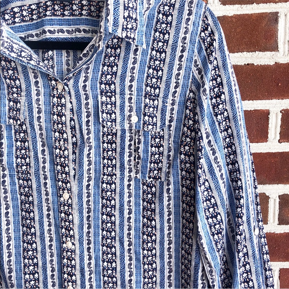 Lucky Brand Western Lightweight Knit Button-Down - Picture 4 of 6